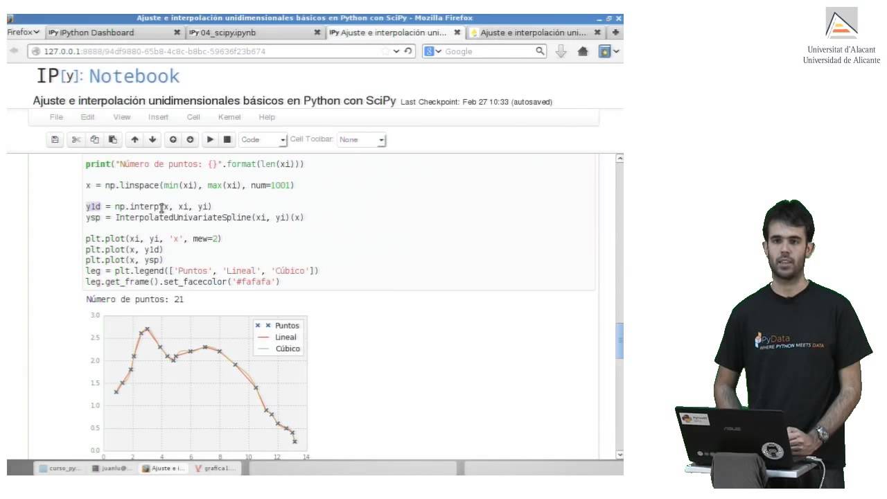 SciPy - Parte 4.3 - Curso Python para científicos e ingenieros
