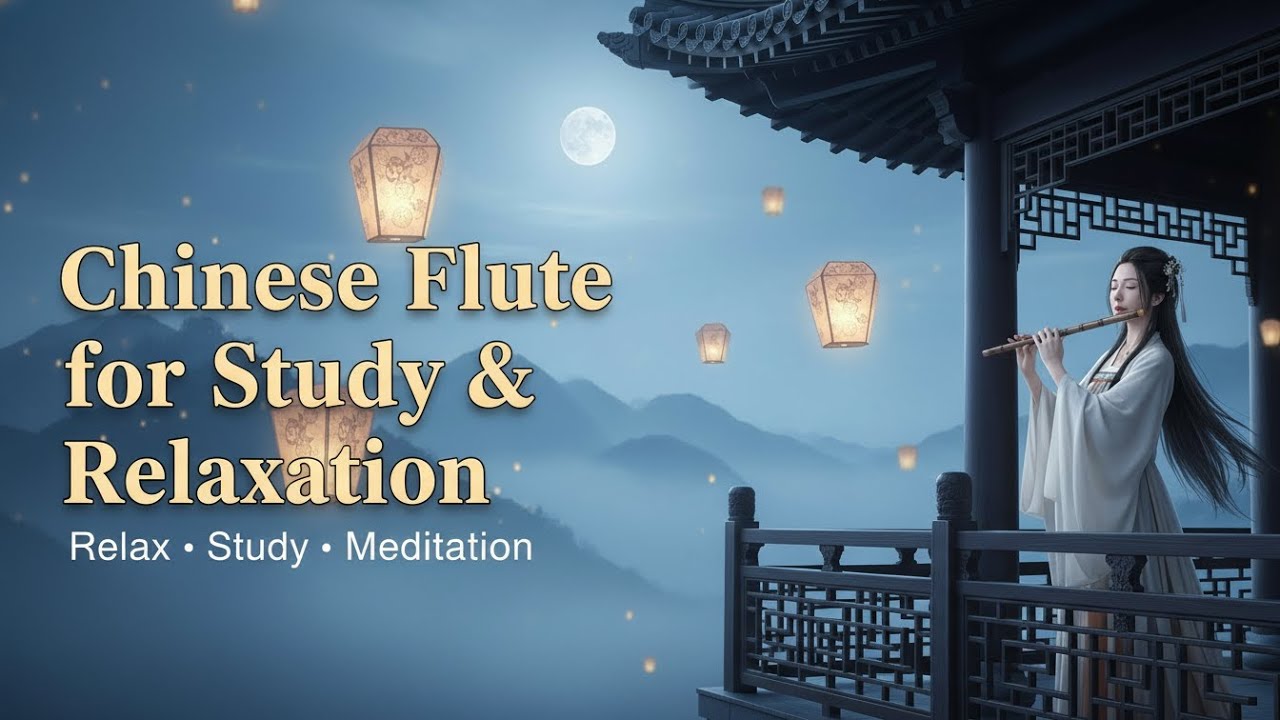 Bamboo Flute Zen Music | Relaxing Study Ambiance for Deep Work