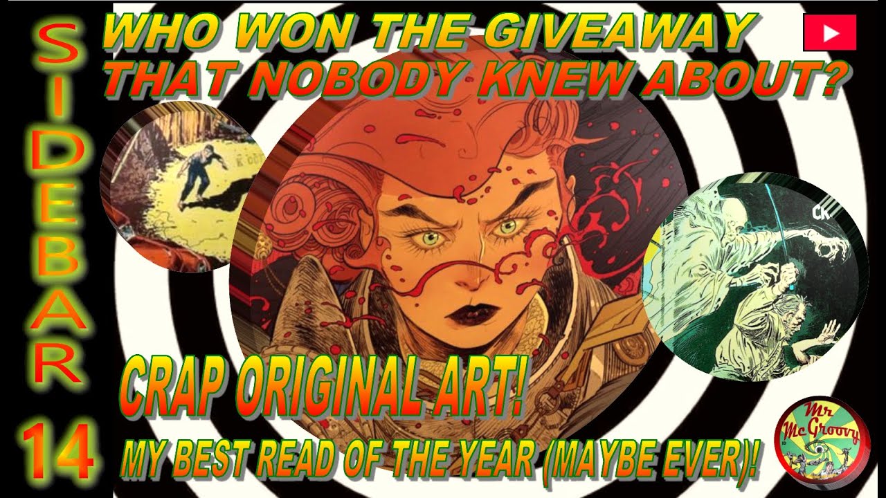 Sidebar - 014: Giveaway Winner, Greatest Read, Gorgeous Grabs and Grievous Art!