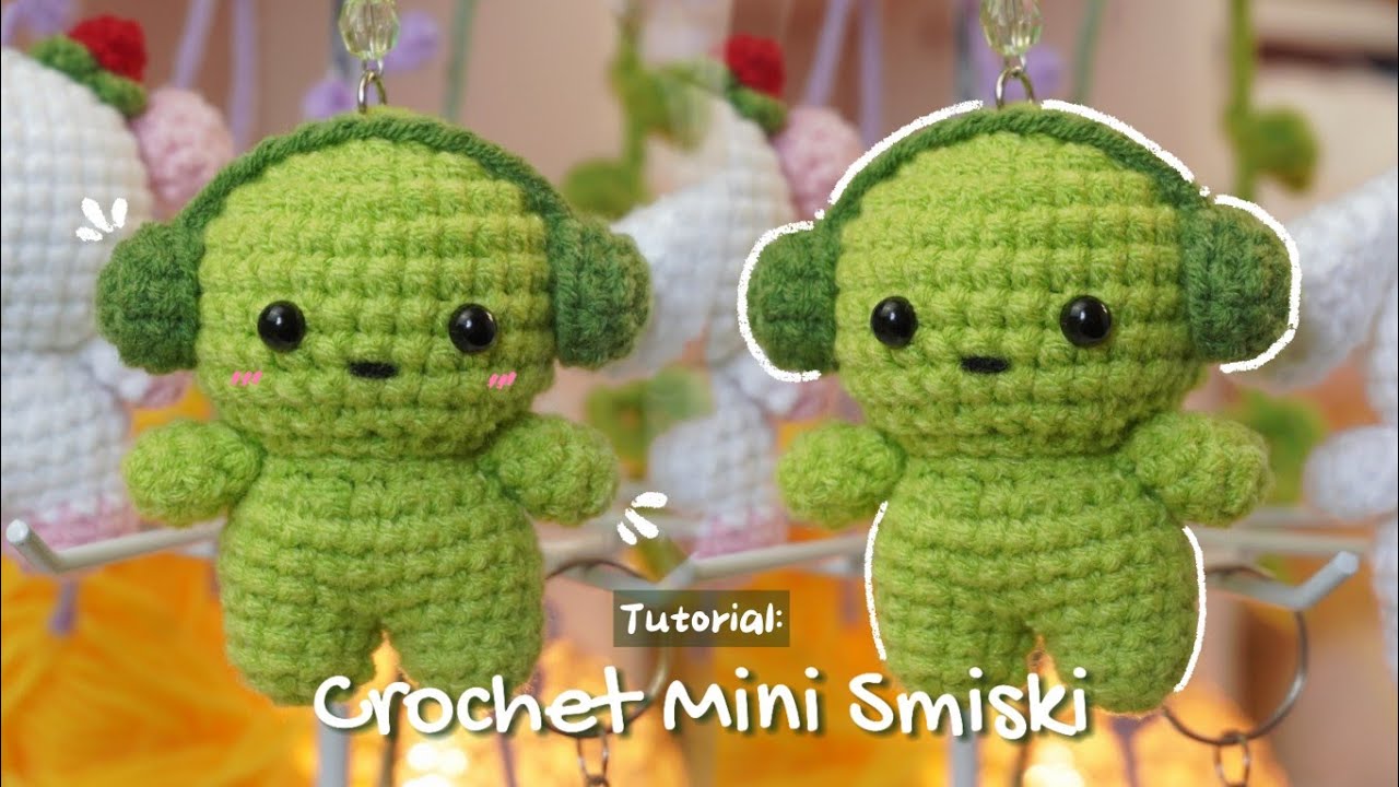 Crochet Mini Smiski Keychain Tutorial  / Crochet ideas