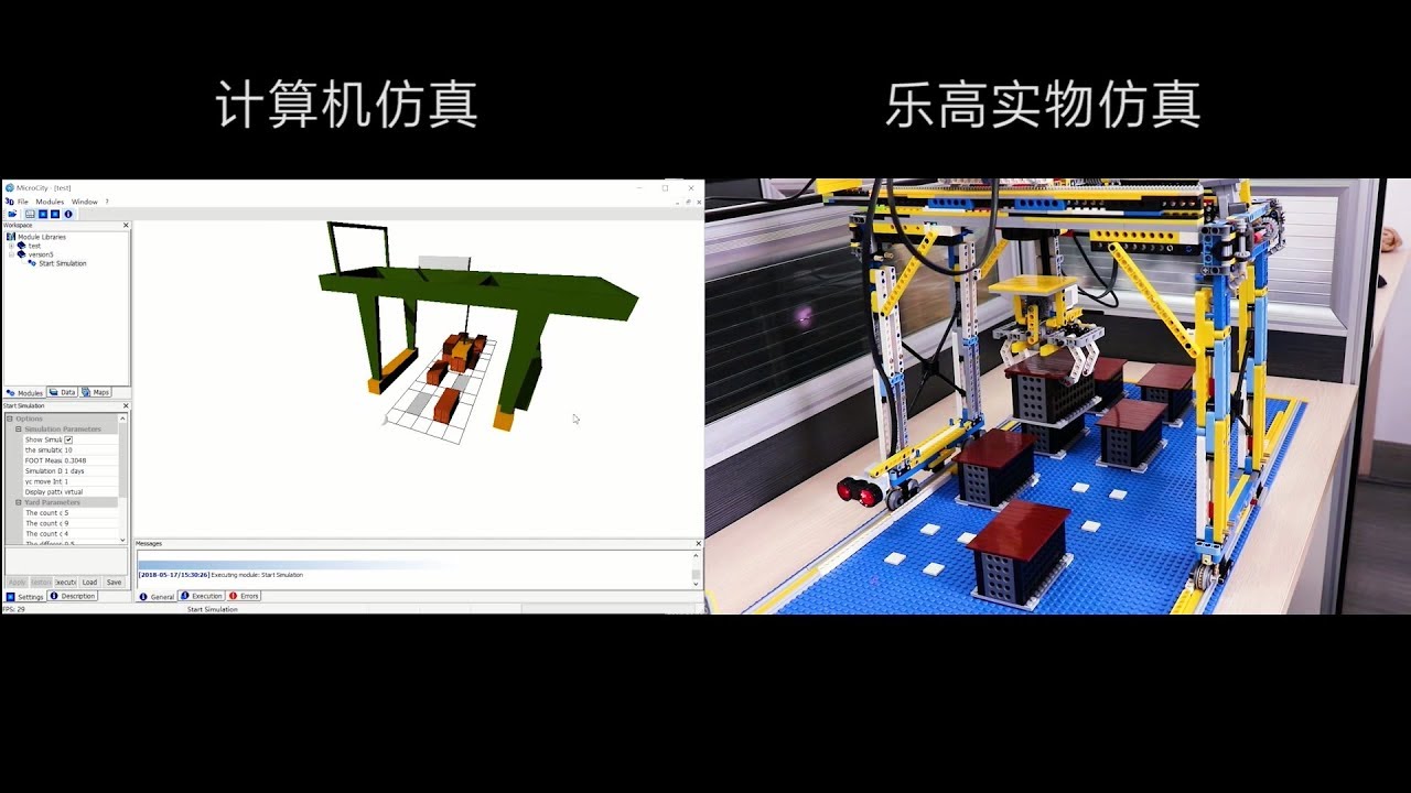 A LEGO Based Hardware-in-the-loop Container Terminal Simulator