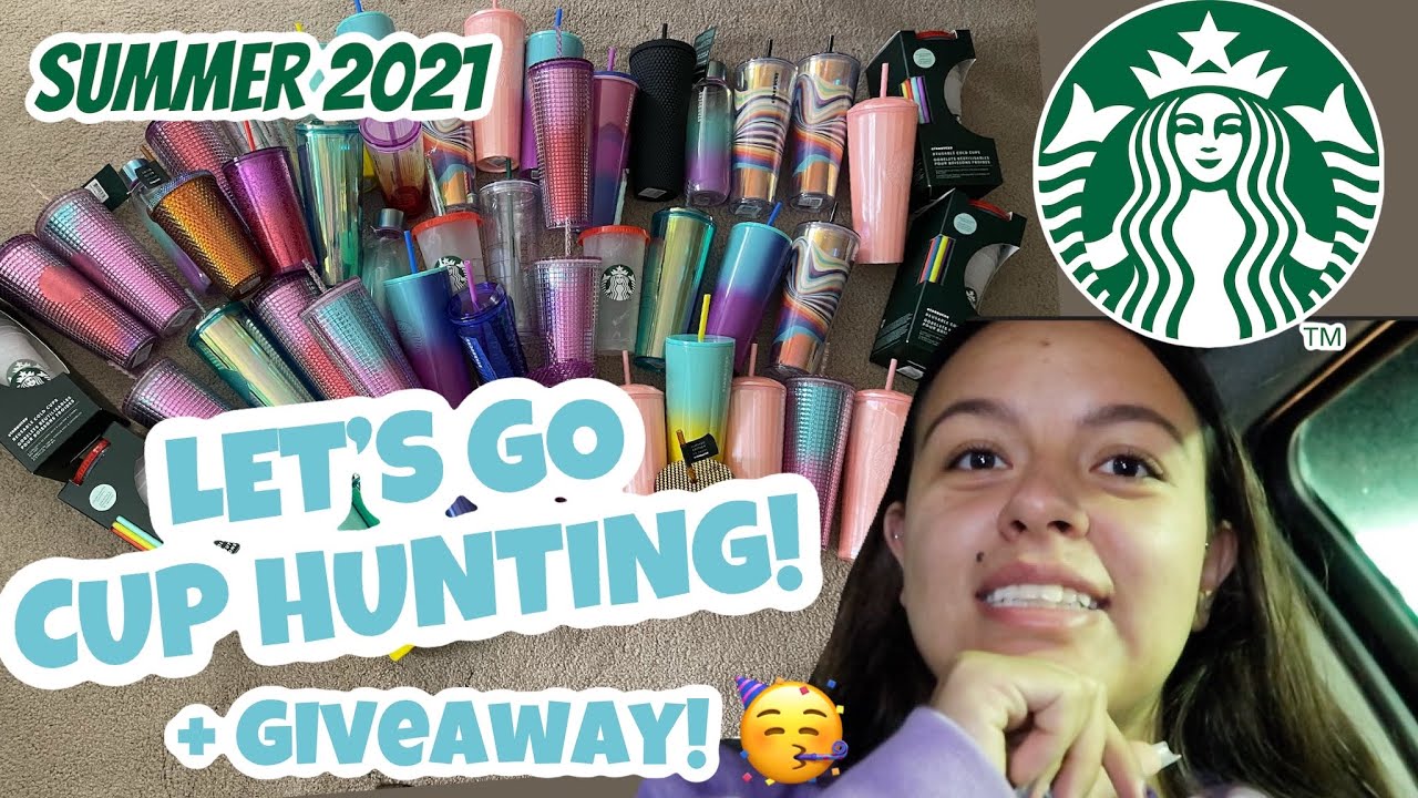 STARBUCKS TUMBLER CUP HUNTING FOR SUMMER 1 2021 COLLECTION *HUGE HAUL* + GIVEAWAY! | IAmNikkieG