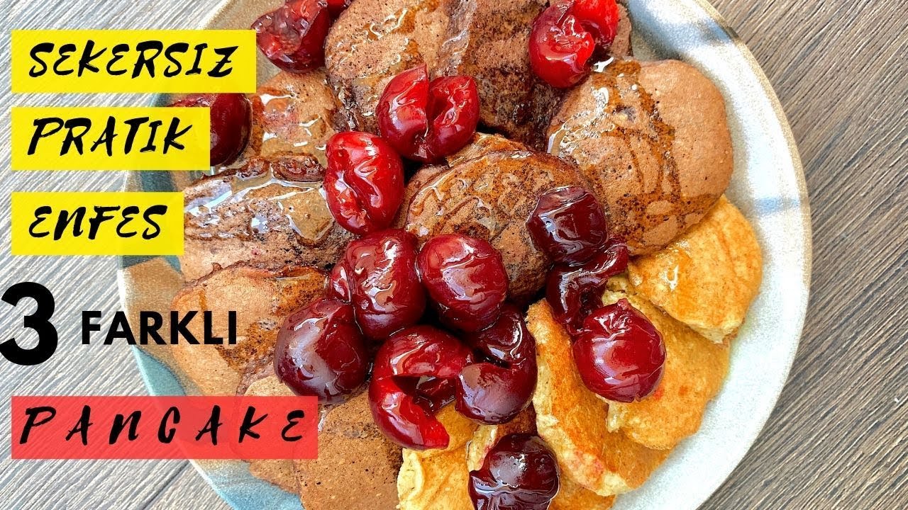 DÜNYANIN EN İYİ ŞEKERSİZ PANCAKE TARİFİ ! #ŞekersiziniYap