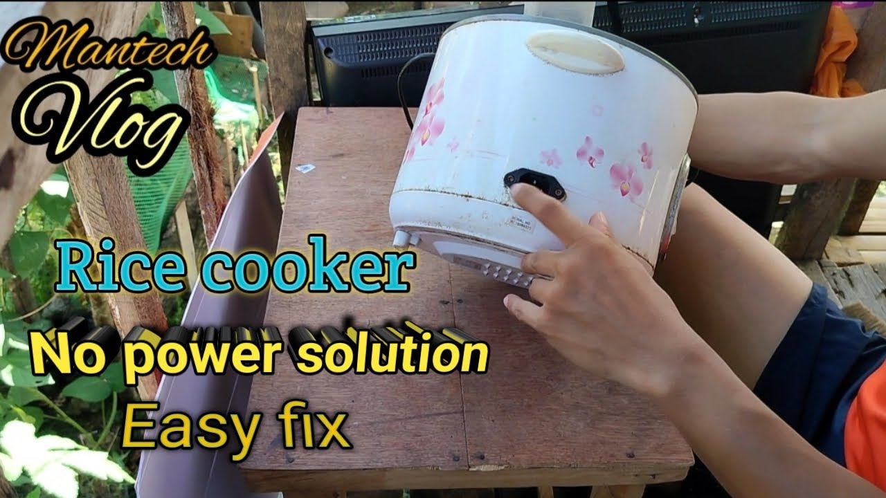 NO POWER RICE COOKER REPAIR/THERMAL FUSE replacement 