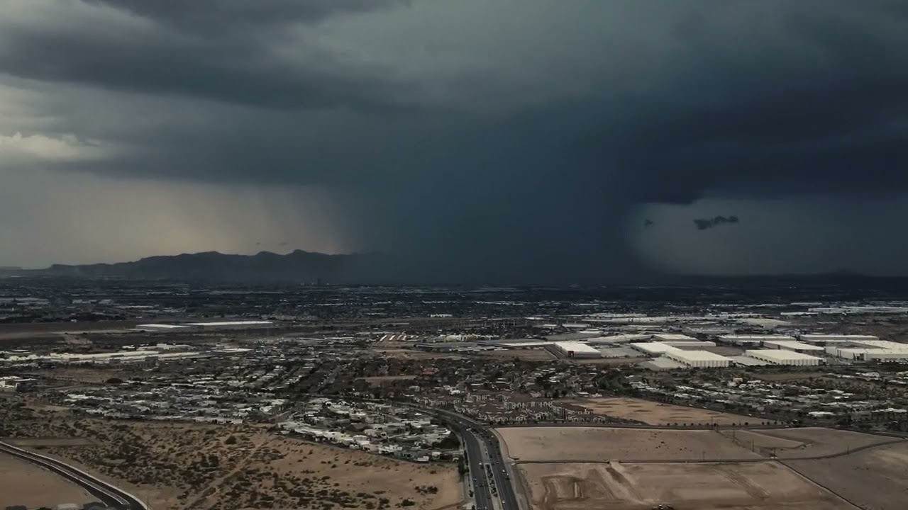 Supercelula en el centro de Juárez