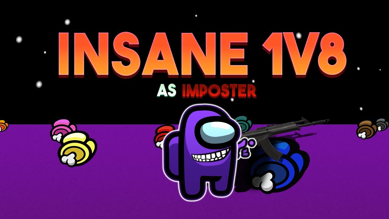 AMONG US INSANE 1v8 - Luddee Among Us Game w/ Community