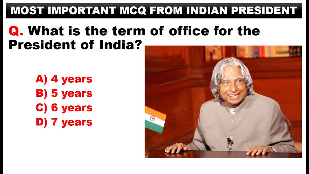 Indian Polity MCQ | President & Constitution GK | Important Questions for SSC, UPSC, Railway & Other