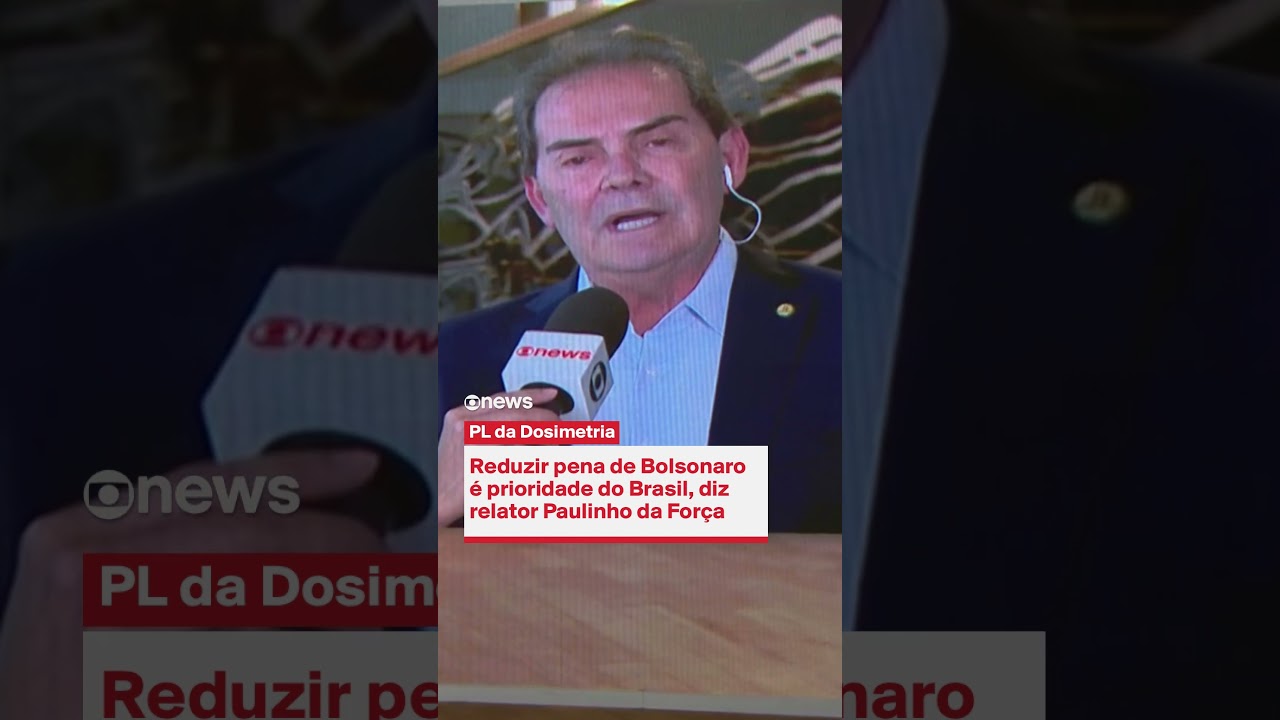Reduzir pena de Bolsonaro &eacute; prioridade do Brasil, diz relator Paulinho da For&ccedil;a