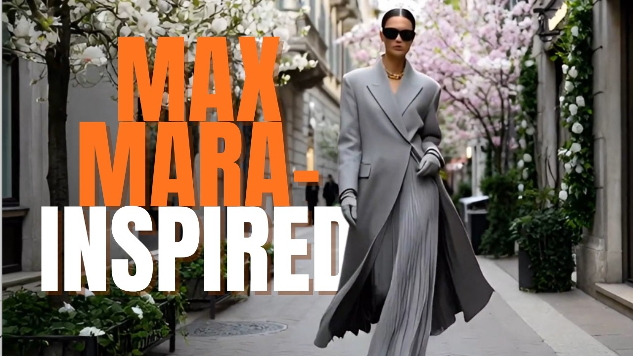 Max Mara Inspired Street Power ✨ Milan Spring Style  Streetwear Style