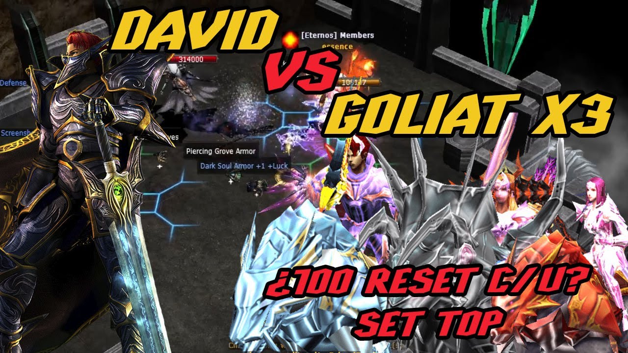 SE HACE JUSTICIA - David vs Goliat x3 en MU DREAM - Mu online season 6
