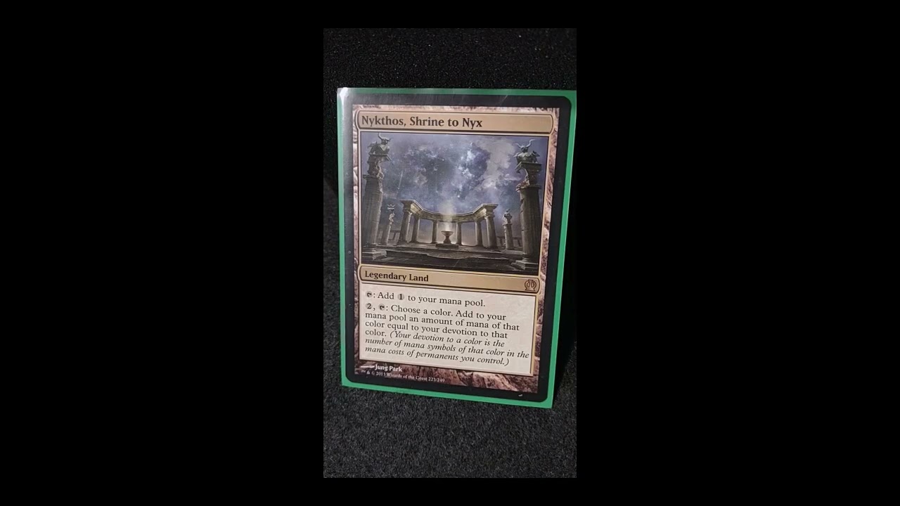 Magic the Gathering Card Spotlight Nykthos, Shrine to Nyx