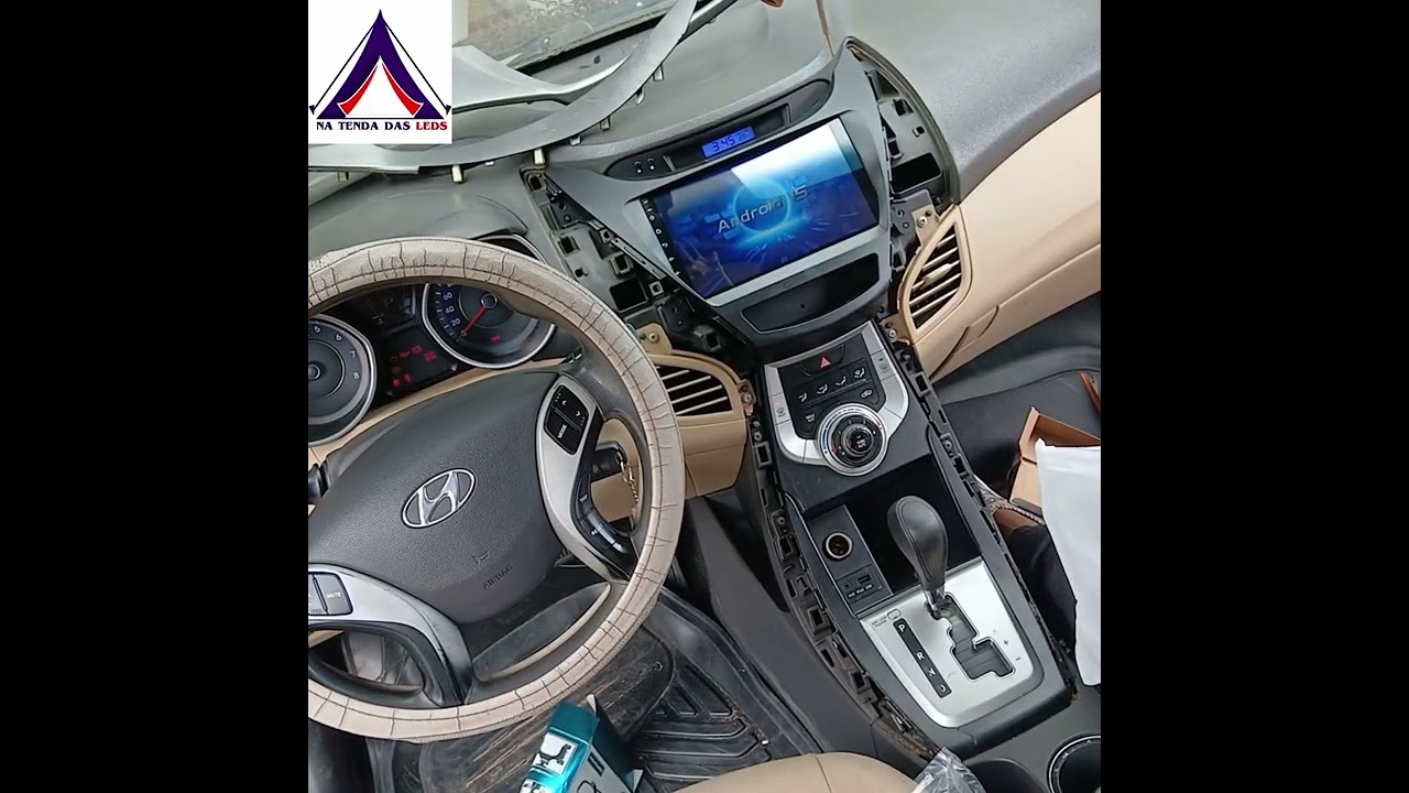 Instalação pasdo a passo de Multimídia Android de Hyundai Elantra 2014 