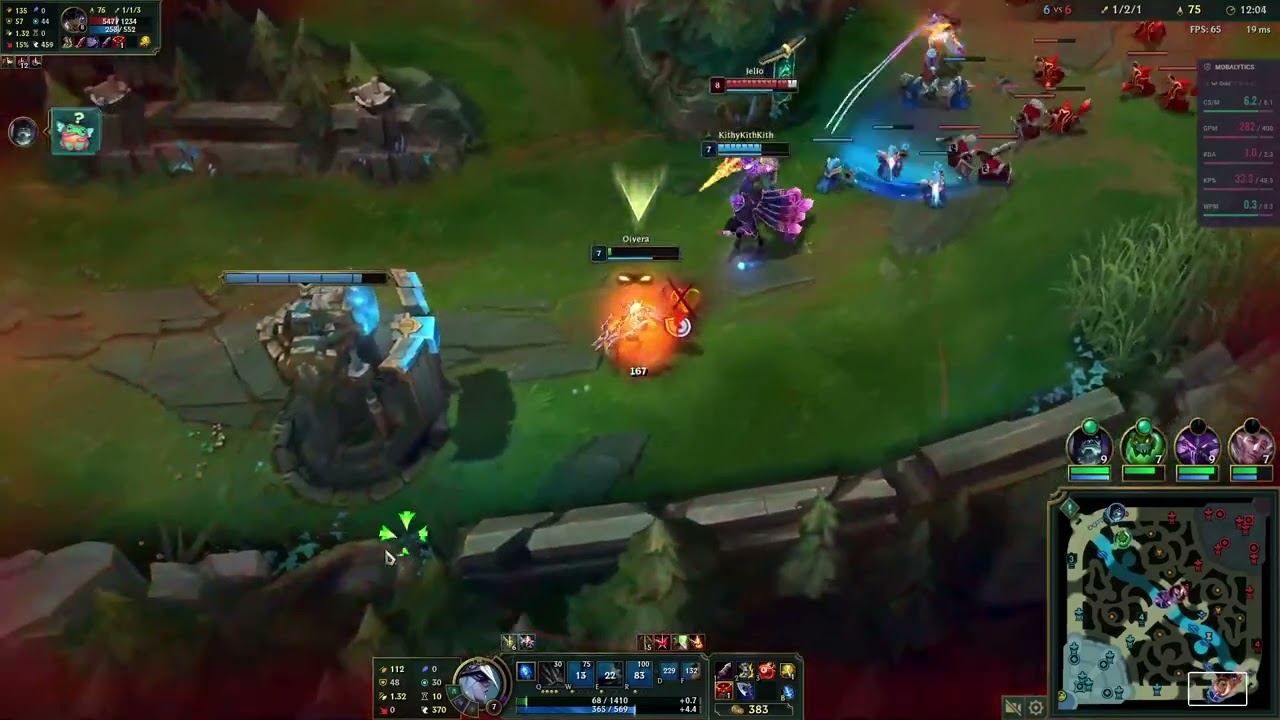 League of legends: Life of a Gold Player: Competitive LoL Match #1