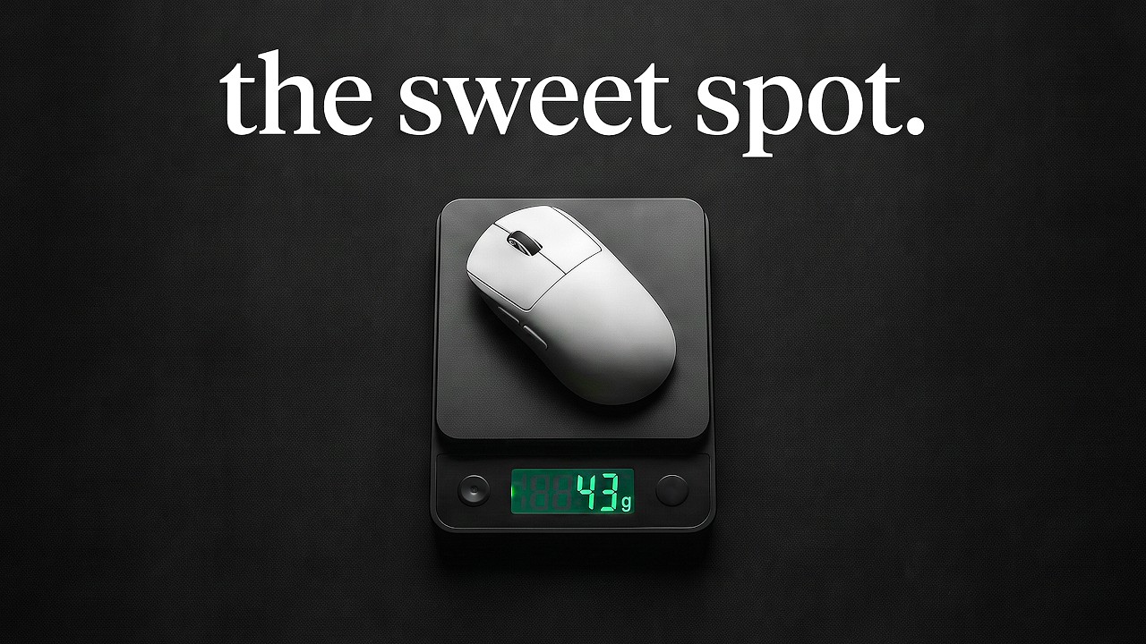 Every Mouse Weight From 18g to 87g (The Sweet Spot)