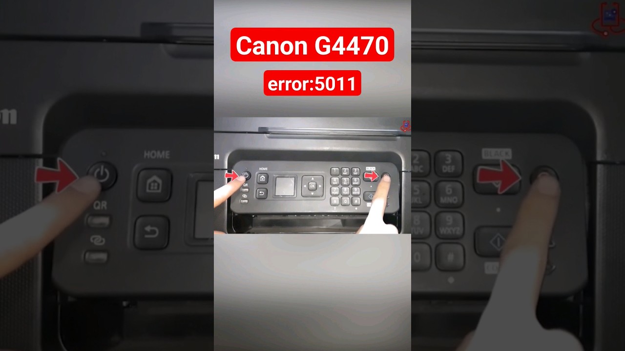 How to reset canon G4470 printer| #errorcode #errorcode5011 #printer #canonprinter #canon #tech