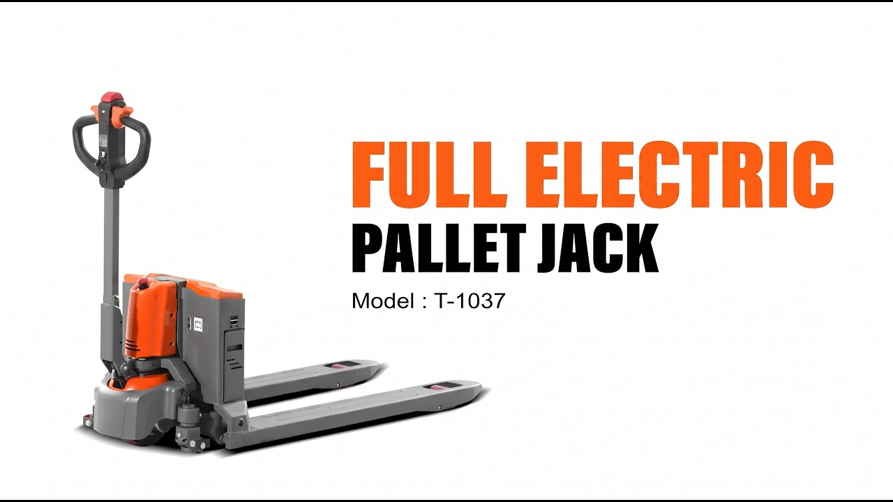 Tory Carrier Full Electric Pallet Jack/Truck 3,300lbs Cap. Li-ion Battery| Fork Size:48x27''| T-1037