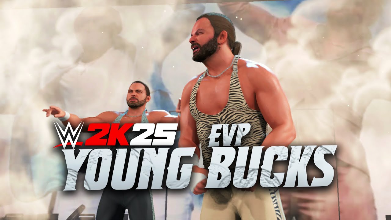 WWE 2K25 THE YOUNG BUCKS w/Call Name GFX | New WWE 2K25 Mods