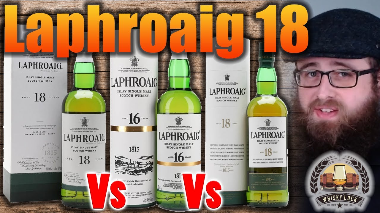 Laphroaig 18 Comparison - 18 vs 18 vs 16 - Whisky Review 205