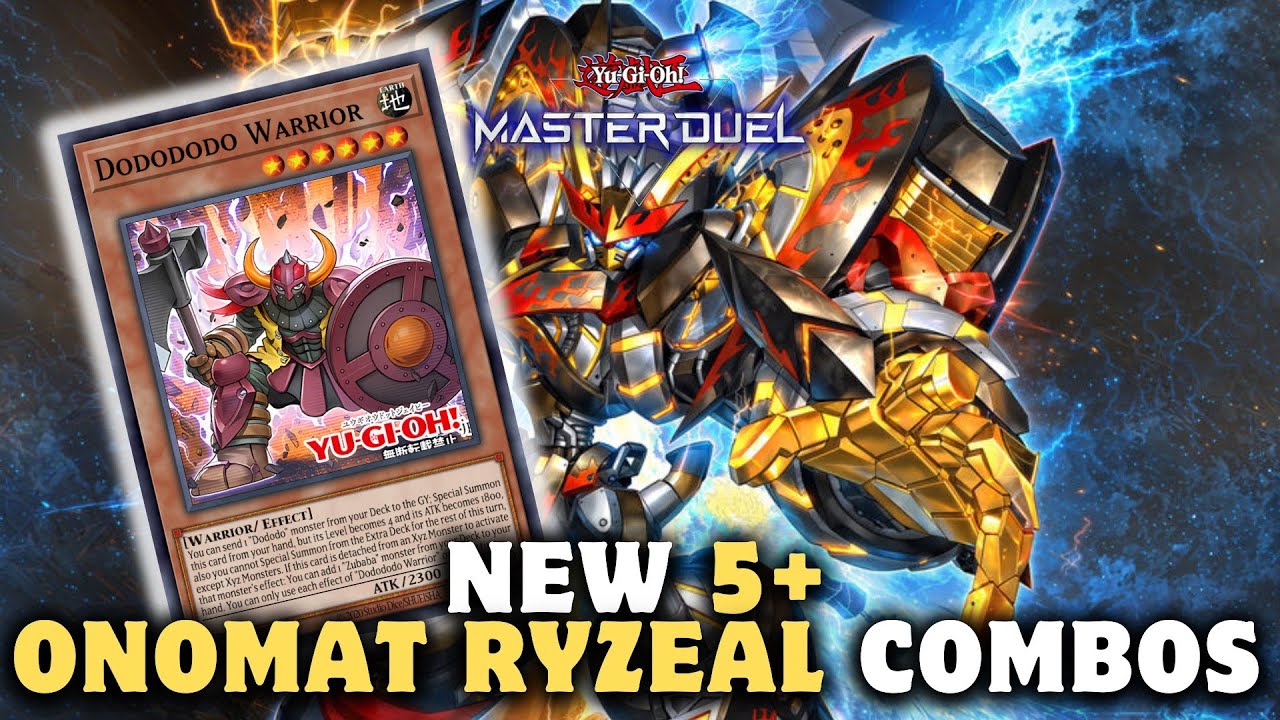 NEW ONOMAT RYZEAL COMBOS | EASY GUIDE & DECKLIST | Yu-Gi-Oh! Master Duel