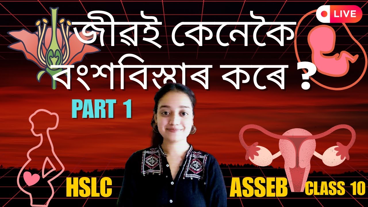 Class 10 Science Chapter 8 How Do Organisms Reproduce / Explanation / Part 1 / ASSEB / HSLC 2026/