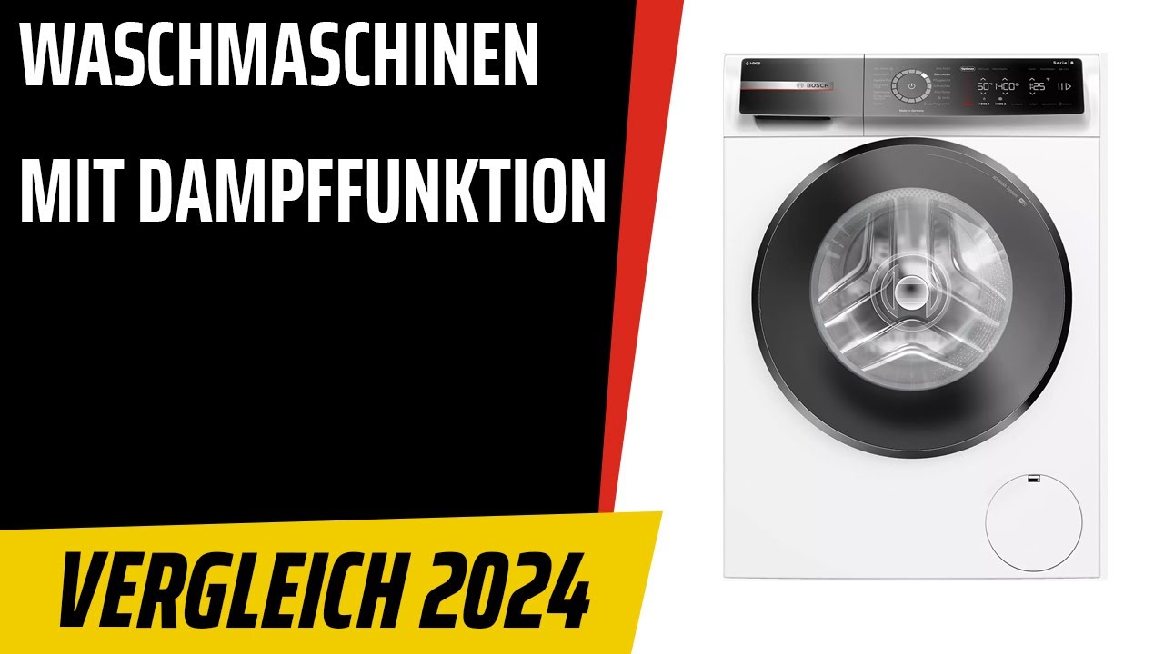 TOP-7. Die besten Waschmaschinen mit Dampffunktion. Test & Vergleich 2024 | Deutsch