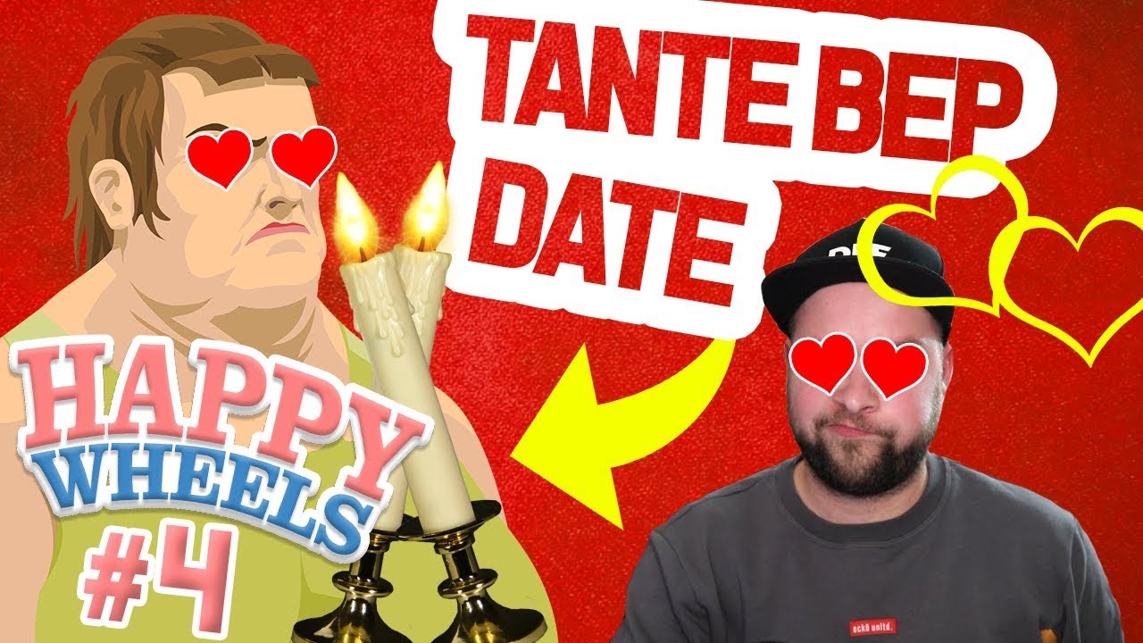 TANTE BEP GAAT OP DATE EN IK HEB EEN KAT GEKOCHT! (Happy Wheels #4)
