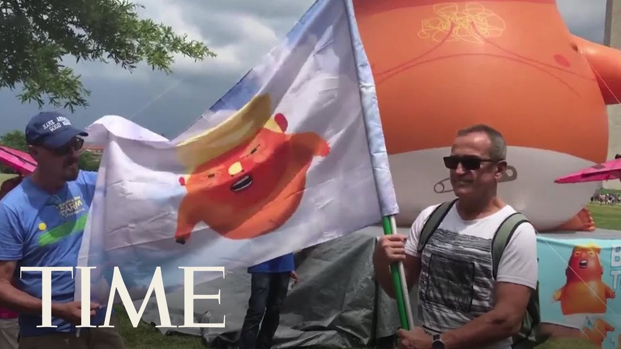 Protesters Rally Against President Trump On Independence Day | TIME