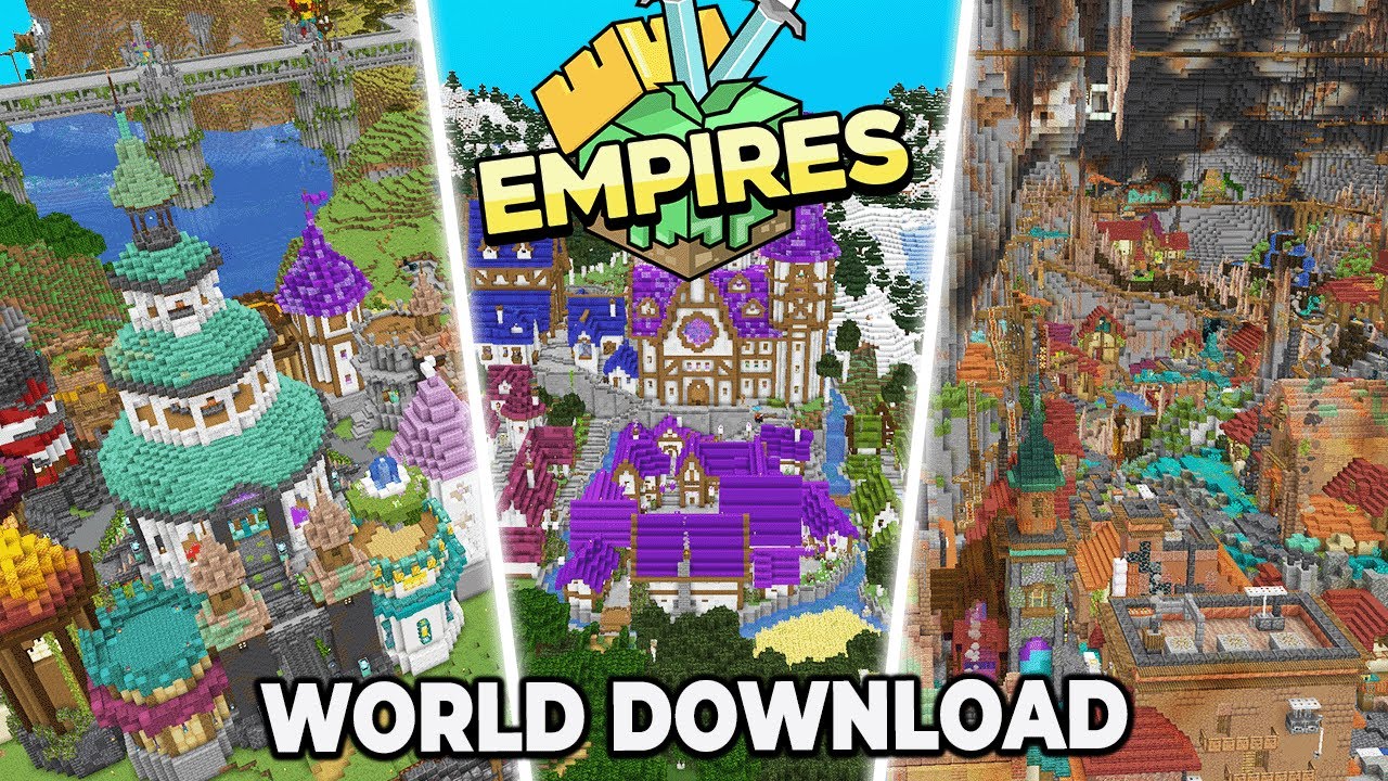 Empires SMP Сезон 2 Мировой тур и загрузка
