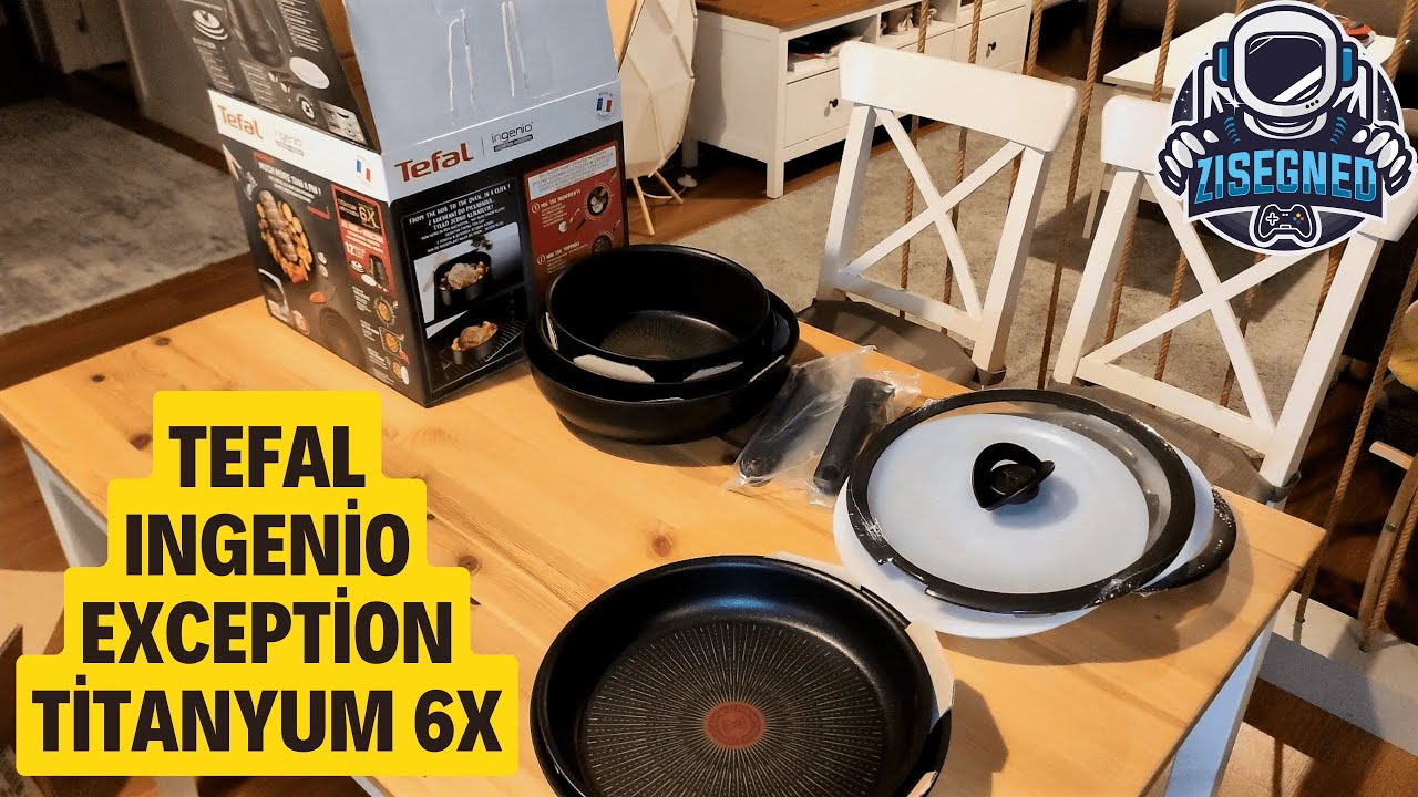 Tefal Ingenio Exception / Excellence Titanyum 6X Set Kutu Açılışı