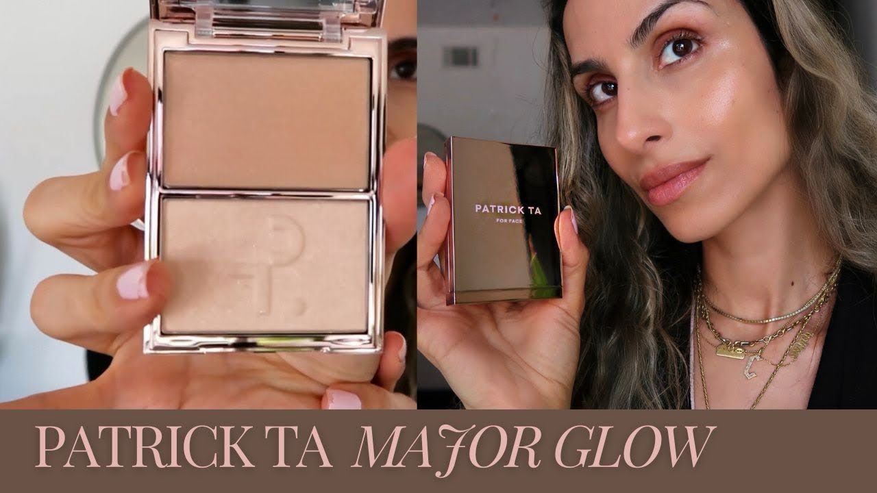 NEW!! PATRICK TA Major Glow Cr&egrave;me & Powder Translucent Highlighter Duo (SUGAR)