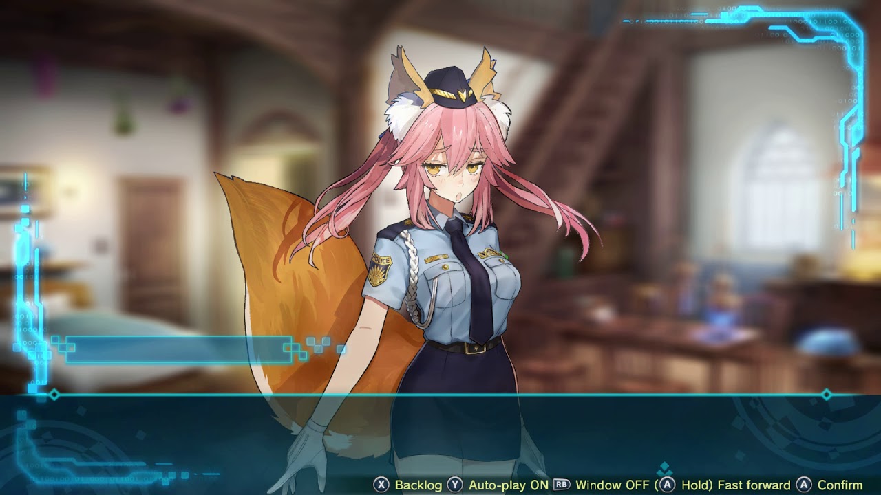 Fate/Extella Link Tamamo Bond Level talk