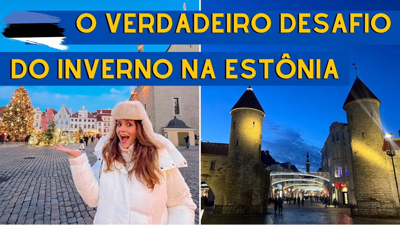 Estônia no Inverno:A Luta Contra a Falta de Sol-O Frio Não É o Maior Desafio+Dicas Mercado Baltijaam