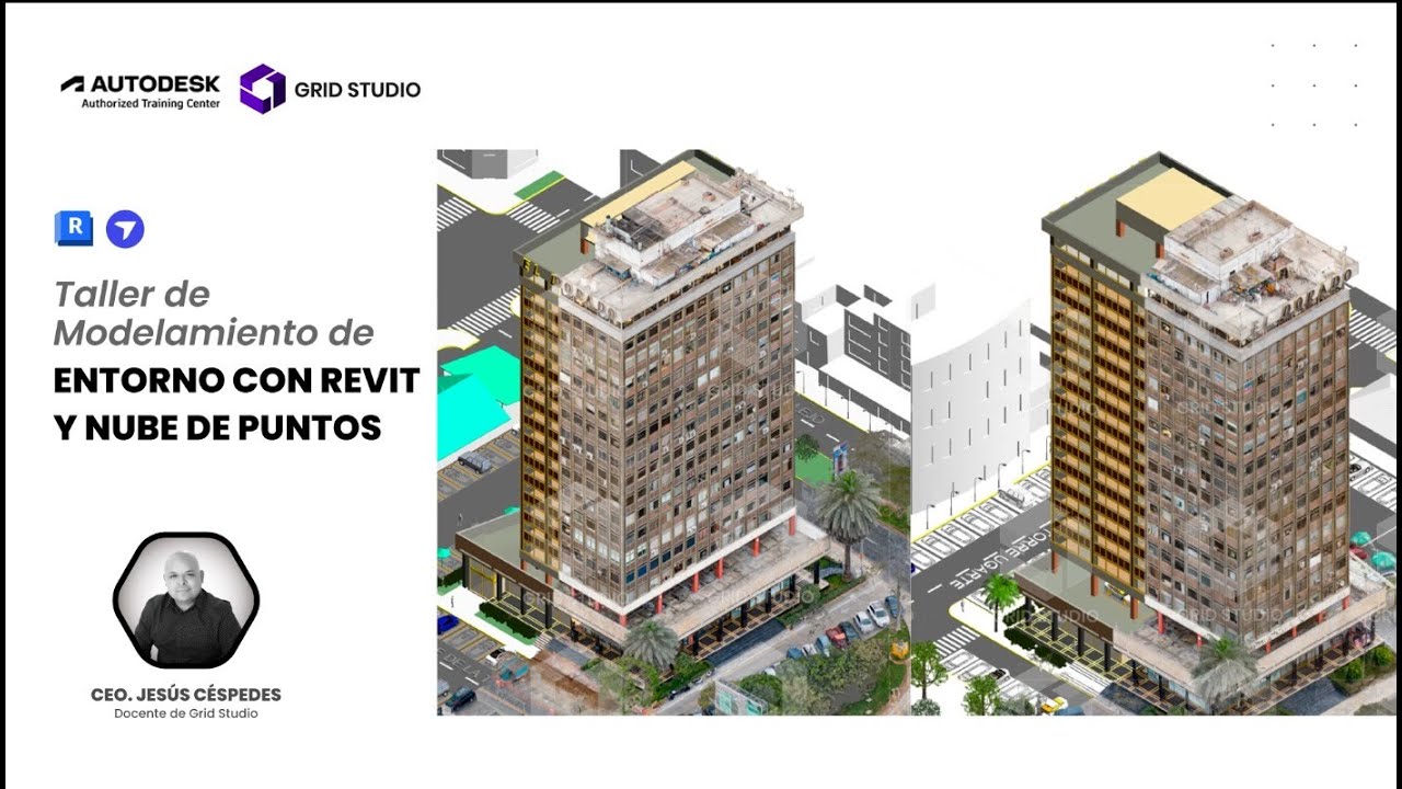 Taller de modelado de entorno con Revit y nube de puntos | Grid Studio