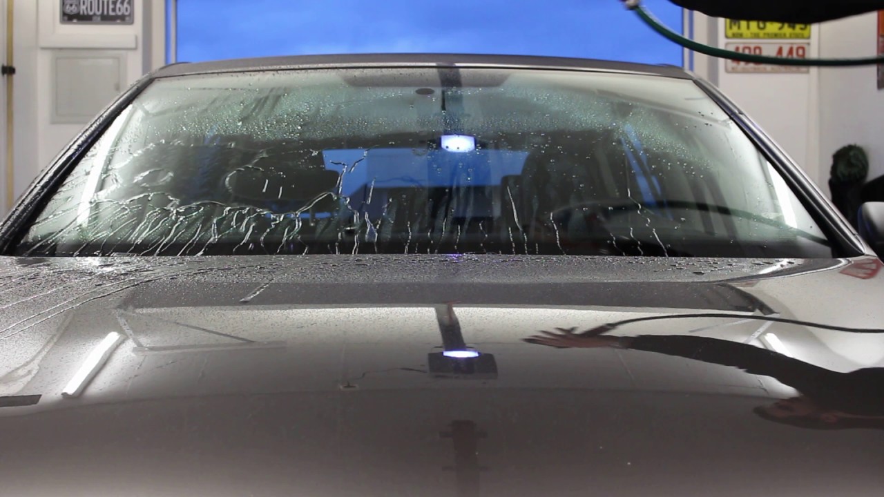 Gtechniq G5 Glass phobic test
