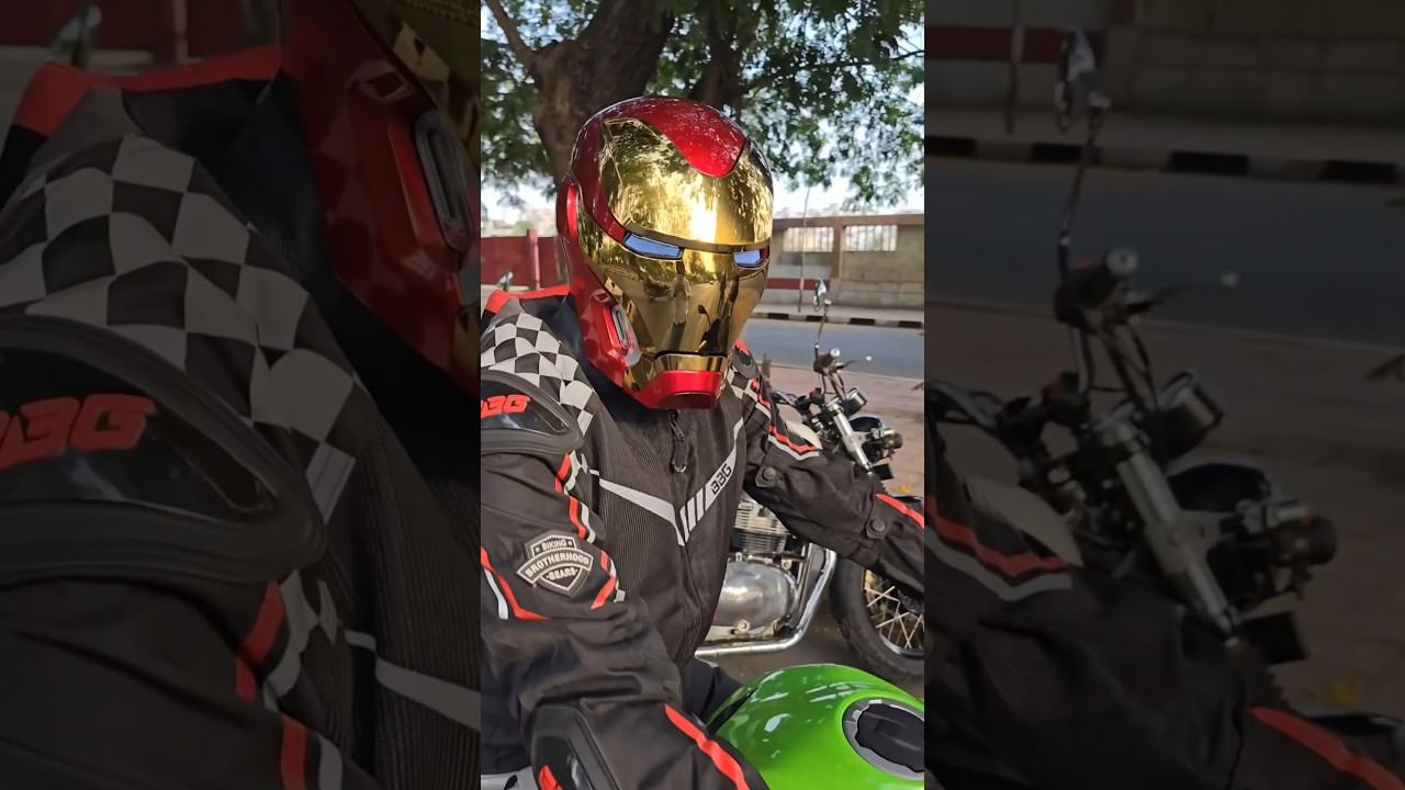 Ironman helmet #helmet #ironman #trending #automobile