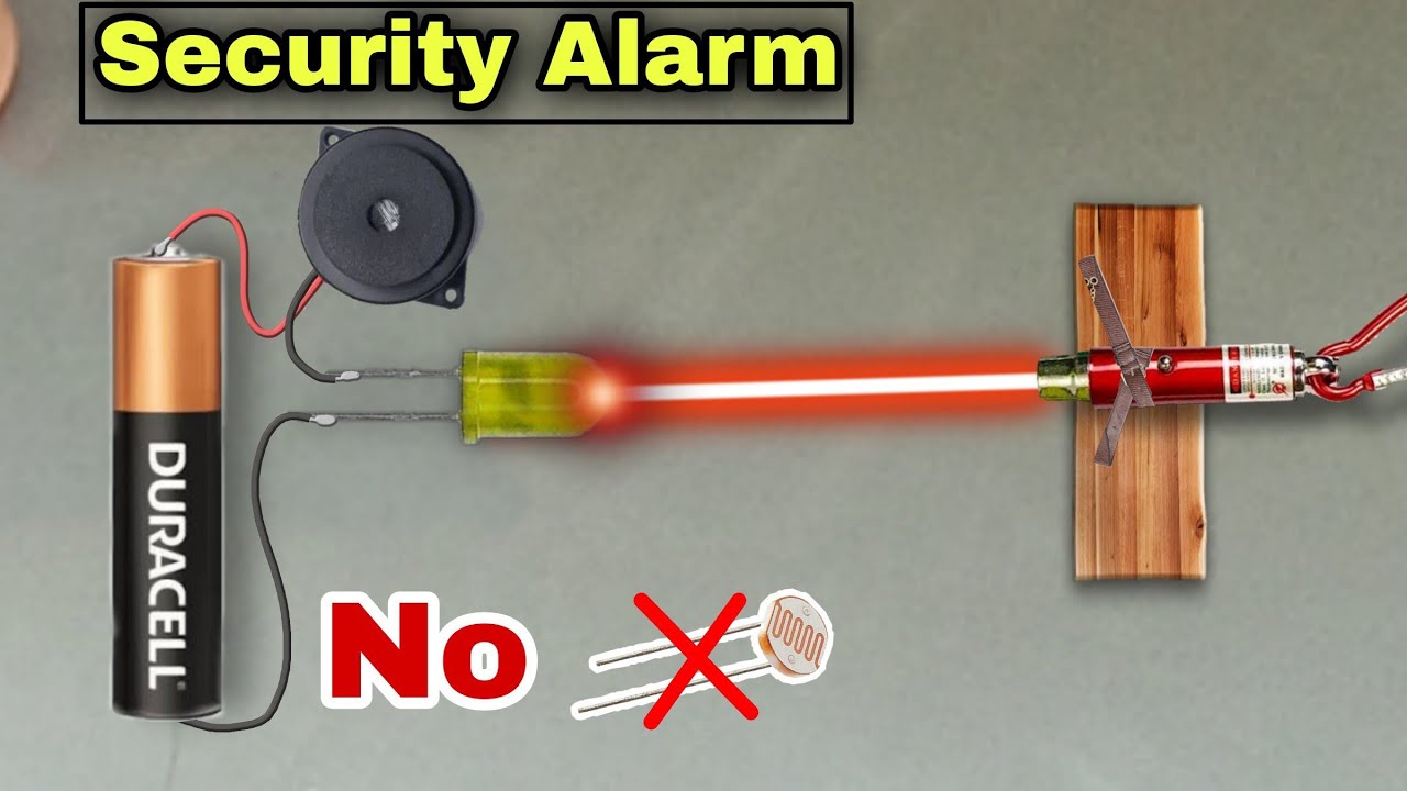 How To Make Security Alarm System || Security System kaise banaye LDR ki bina #securityalarm