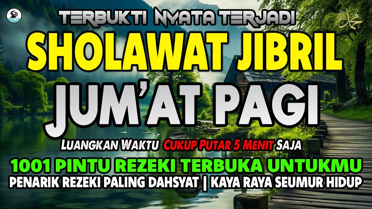 DAHSYAT.!! SHOLAWAT JIBRIL PENARIK REZEKI PENGABUL HAJAT | Sholawat Nabi Muhammad SAW PELUNAS HUTANG