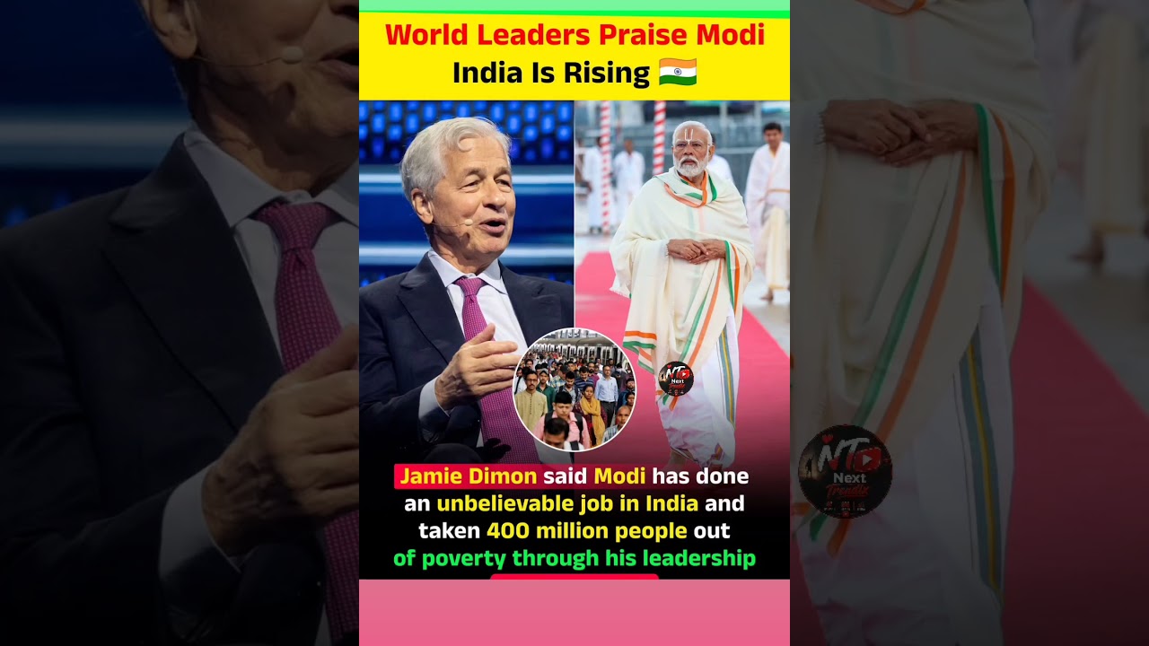 Jamie Dimon Praises PM Modi: Says 400 Million Indians Were Lifted Out of Poverty