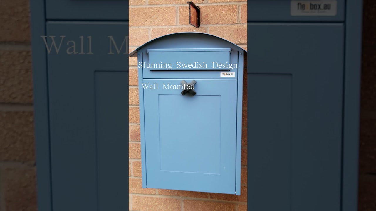 Wall Mounted Large Post Box Albertina By Letterbox4you