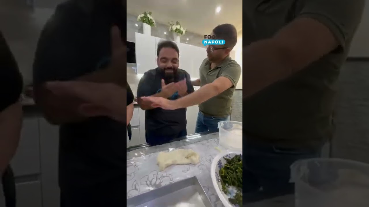Nonna Adele fa la pizza salsiccia e friarielli e insegna Amedeo a massaggiarla