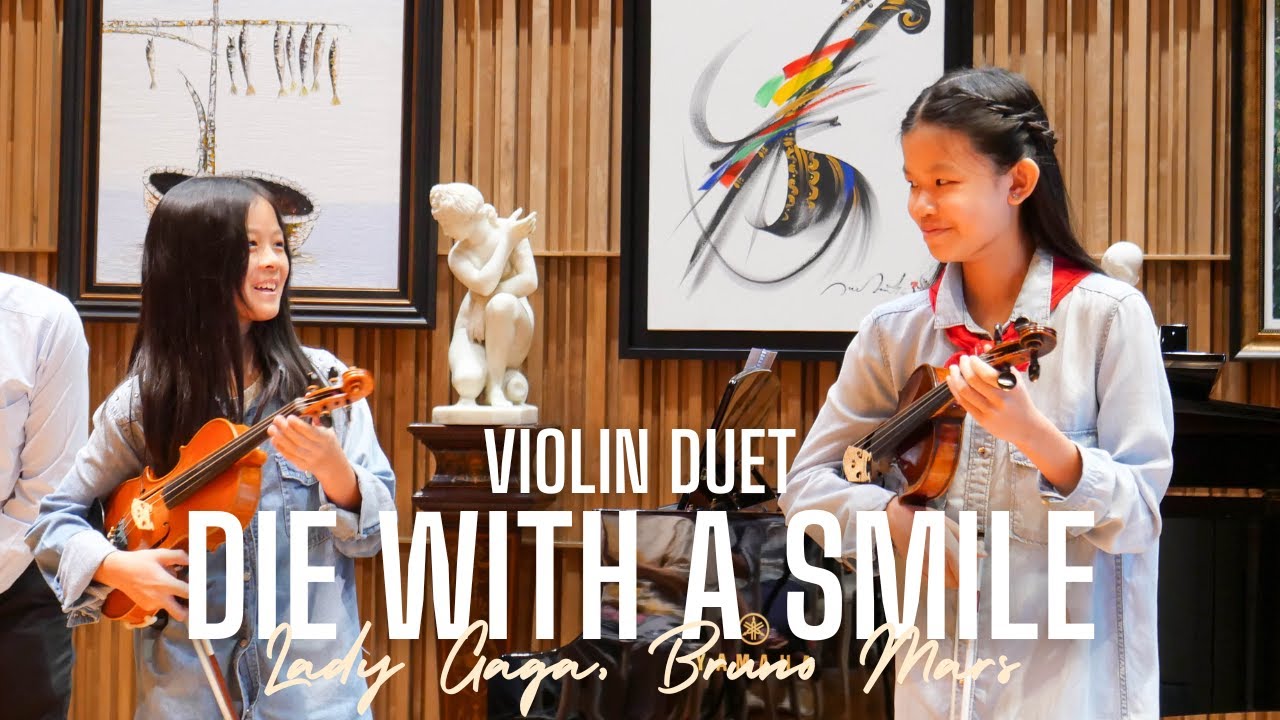 Beautiful Violin Duet | Die With A Smile (Lady Gaga & Bruno Mars Cover)
