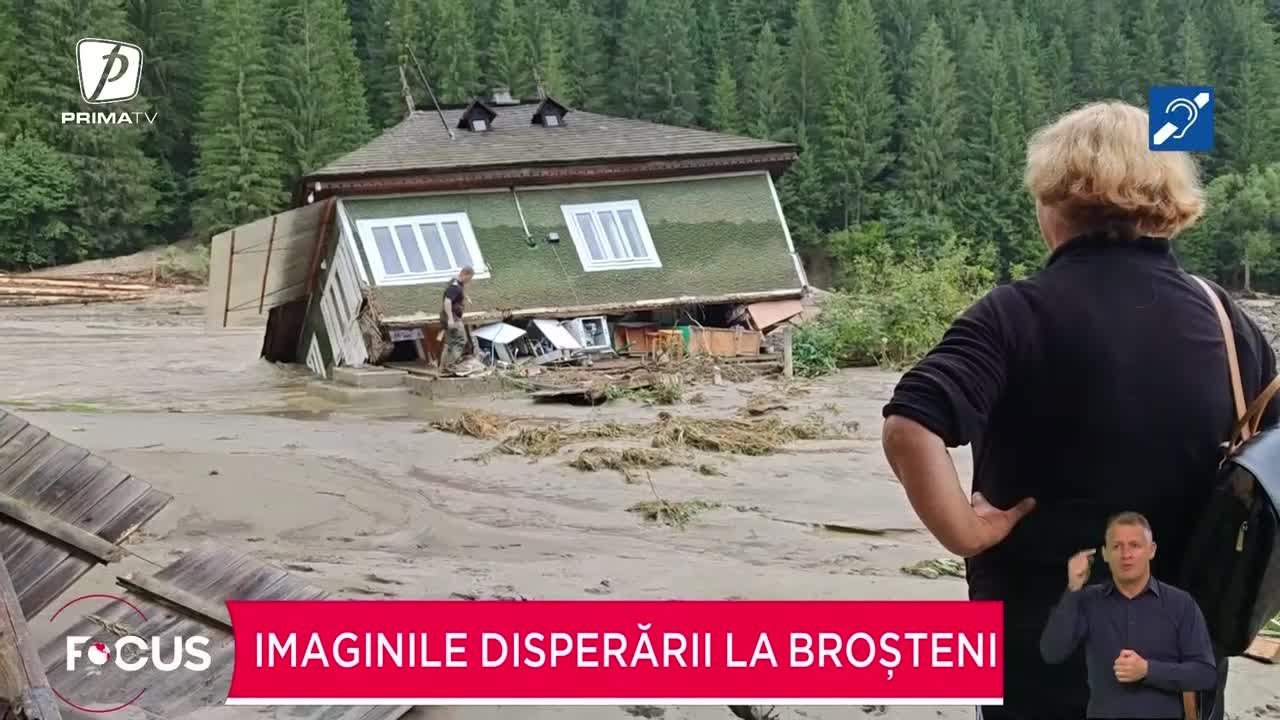 Imaginile disperării la Broșteni. Oamenii au nevoie de ajutor