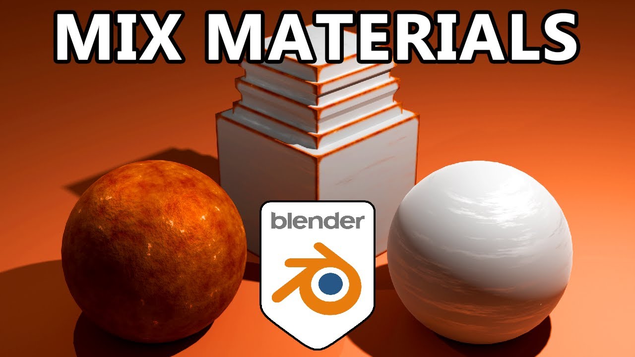 How to Mix Separate Materials in Blender