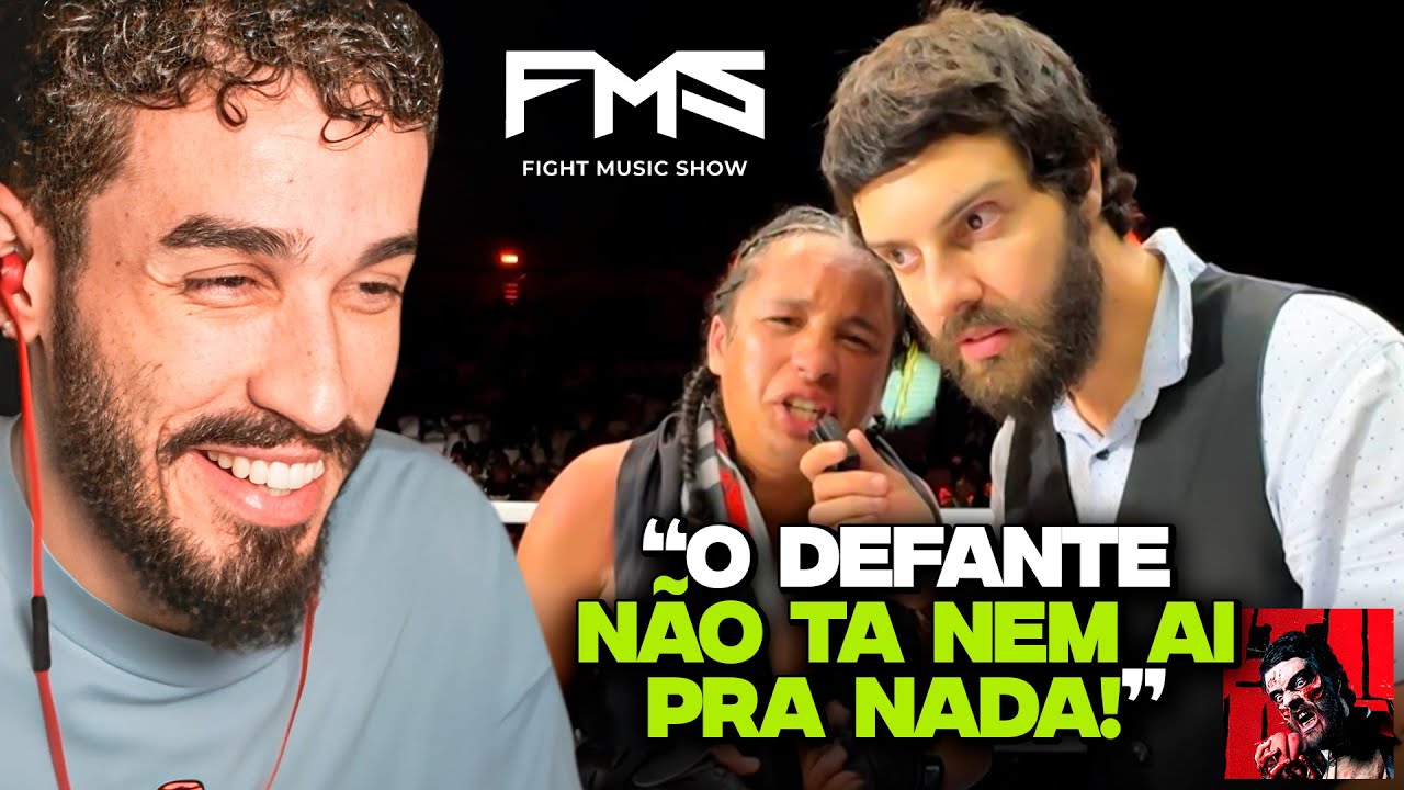 XAMUEL CAMPEÃO! REPÓRTER DOIDÃO NO FIGHT MUSIC SHOW! | REACT DIOGO DEFANTE
