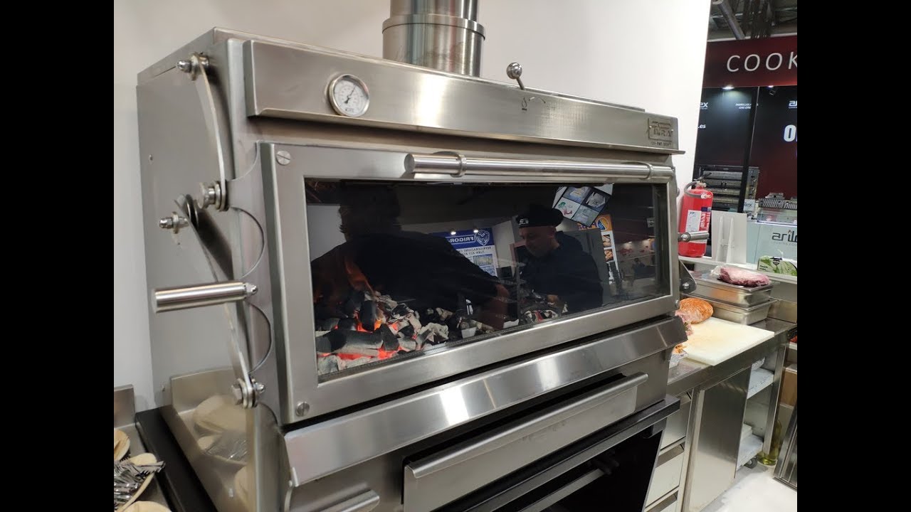 PIRA CHARCOAL OVENS Silver ED Series with Lifting Door
