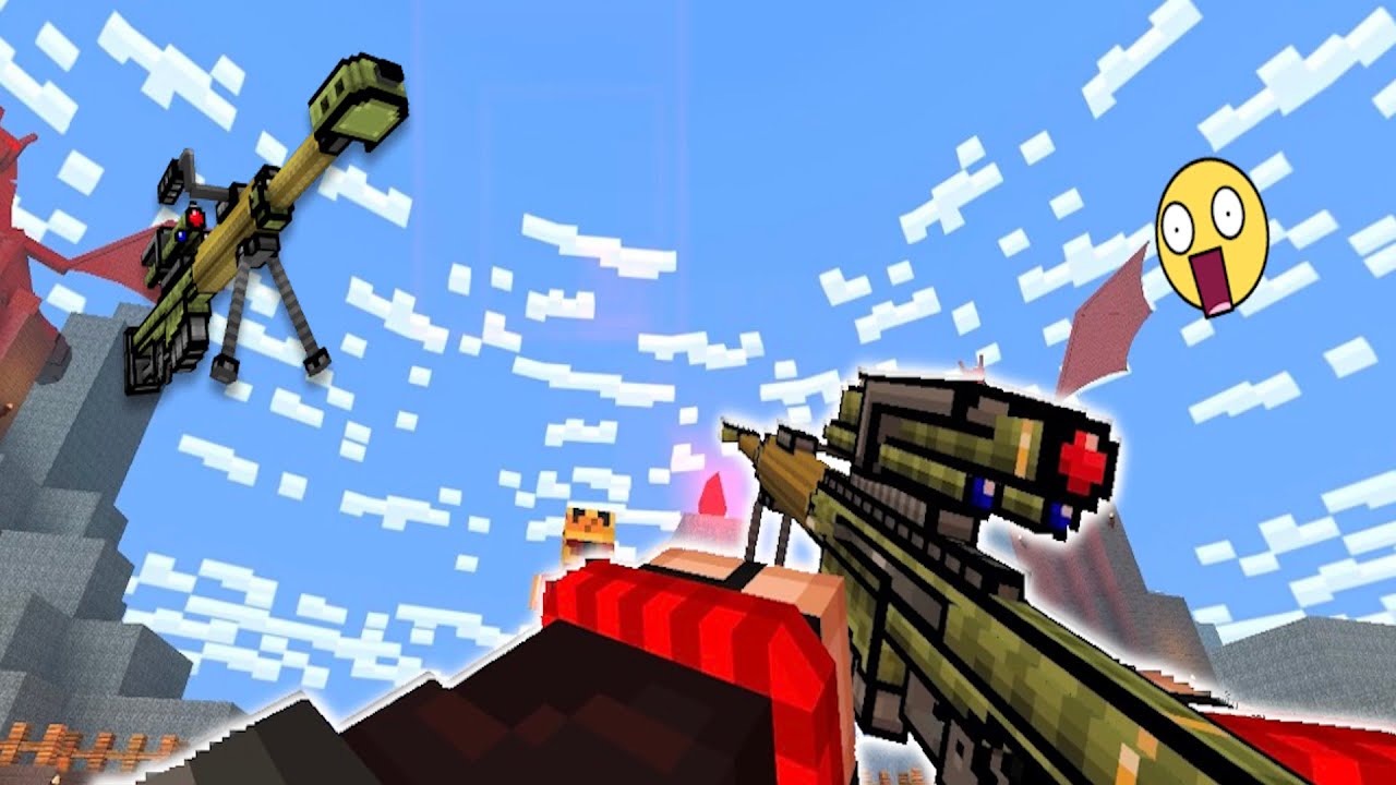 Mythical Heavy Sniper Rifle is OP...(Pixel Gun 3D)