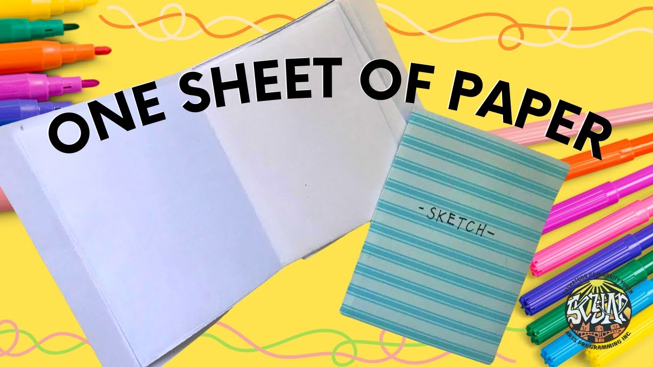 ONE SHEET Of Paper! | Mini Book | SCYAP Art Centre