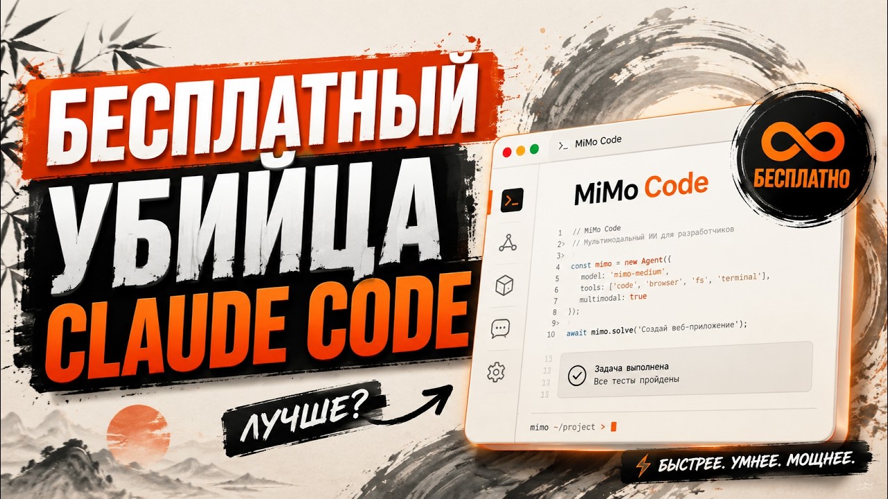 Бесплатный конкурент Claude Code? Тестирую MiMo Code от Xiaomi