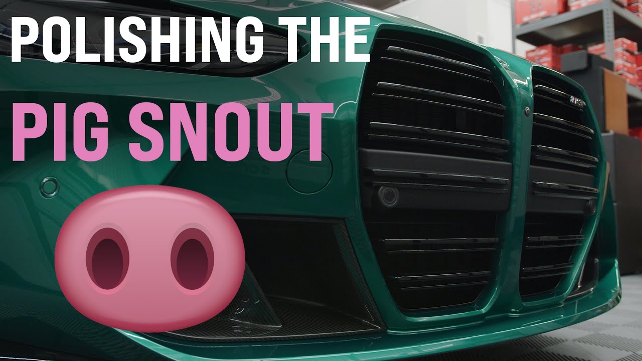 Polishing the Pig Snout on the G80 M3