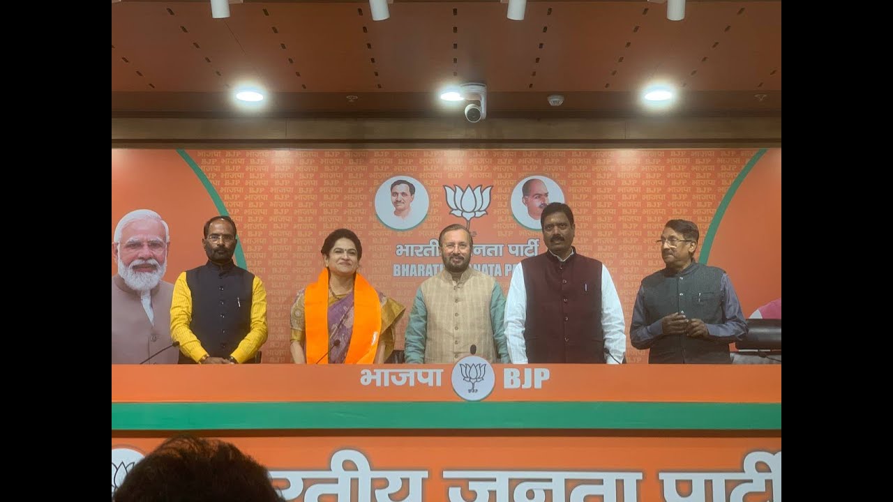 Padmaja Venugopal,former Kerala Chief Minister K. Karunakaran&rsquo;&rsquo;s daughter, joins BJP